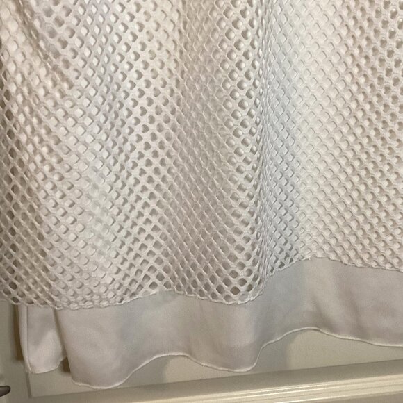 Brochure Women's White Mesh Lined Beach Cover-Up Lingerie Swimming Tunic Size XL - Picture 4 of 9